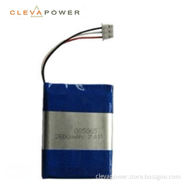 Li-Polymer Rechargeable Battery 7.4V 2600mAh